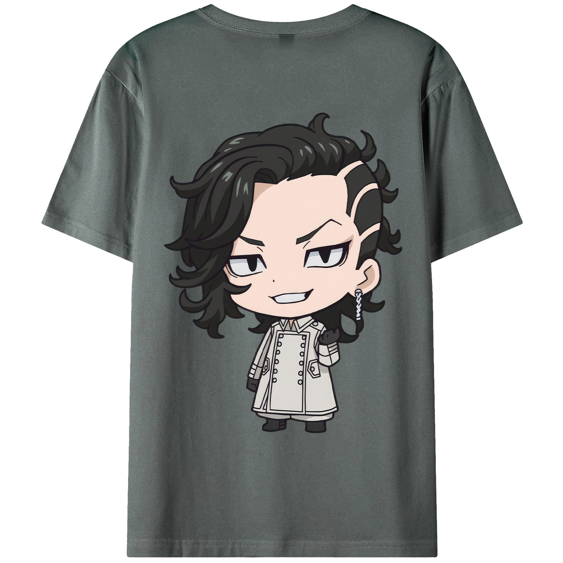 （画像用） 東京リベンジャーズ Tokyo Revengers 綿100％ メンズ半袖Tシャツ（バックプリント） 通気性